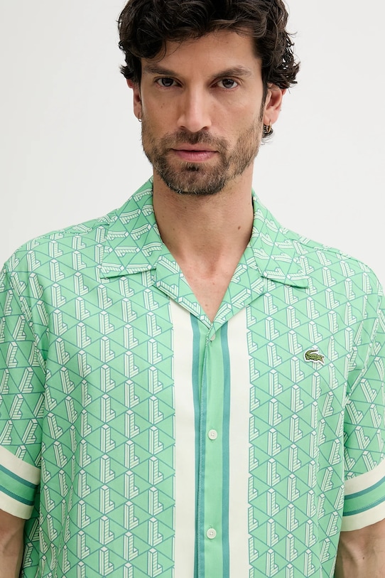 Košeľa Lacoste zelená CH9094