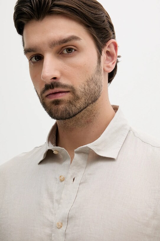 Liu Jo cămașă de in bej QA5097.T4359