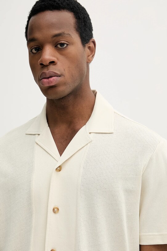 Bavlněná košile Liu Jo béžová QA5153.J4929