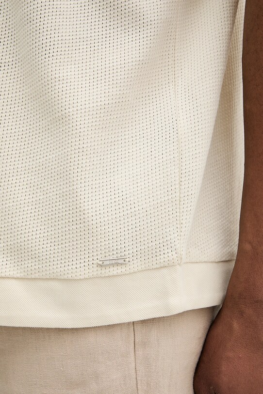 Bavlněná košile Liu Jo QA5153.J4929 béžová