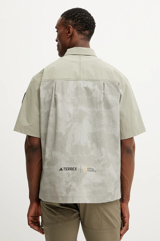 Ρούχα Πουκάμισο adidas TERREX x National Geographic JD5946 πράσινο