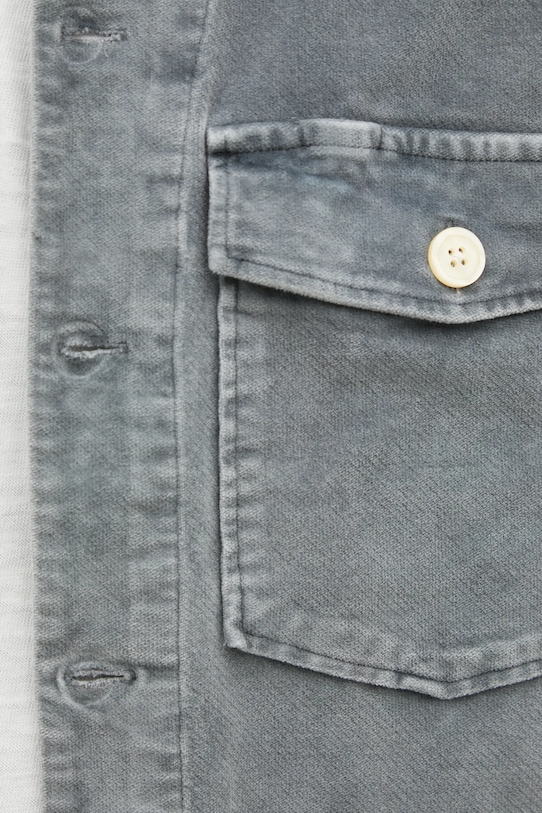 AllSaints camicia di velluto HARRIER M171SB grigio