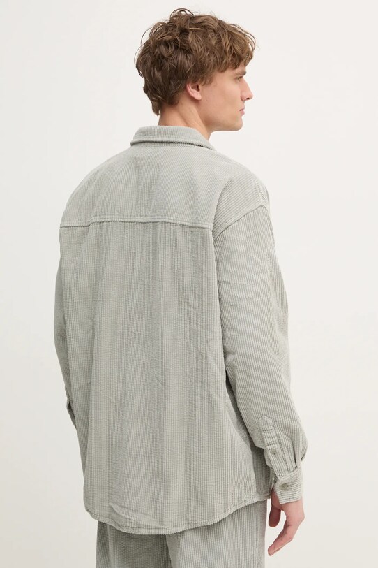 Abbigliamento American Vintage camicia in velluto a coste MPADO06AE25 verde