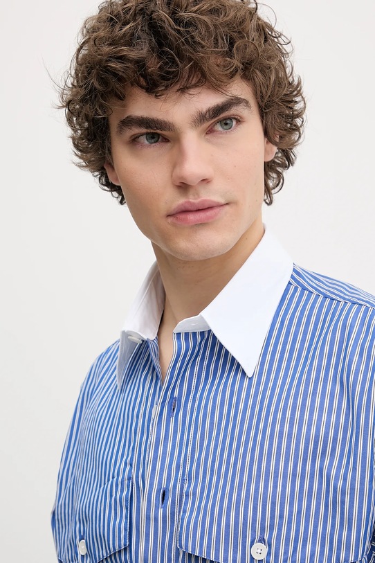 Sunflower koszula bawełniana niebieski 1228.SFR