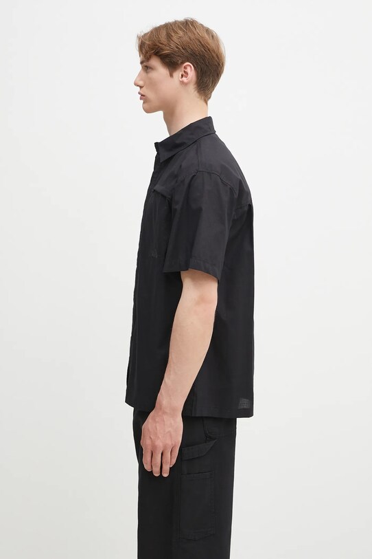 Памучна риза The North Face Heritage NF0A8B76JK31 черен SS25