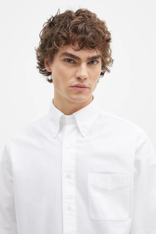 Хлопковая рубашка Filippa K белый 31255.FK