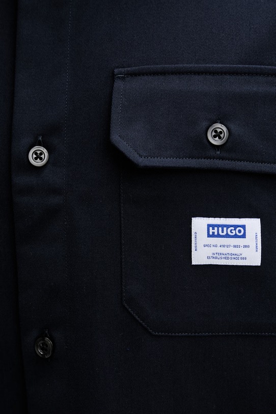 HUGO Blue košeľa pánska bavlnená tmavomodrá 50517871