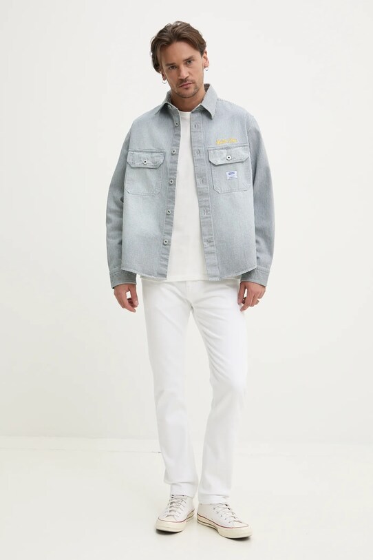 Džínová bunda Hugo Blue 50539045 modrá SS25