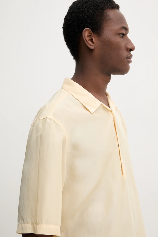 BARENA VENEZIA polo jedwabne Camicia Mola CAU5072.4134 żółty