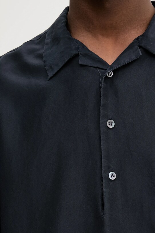 BARENA VENEZIA polo jedwabne Camicia Mola CAU5072.4134 granatowy