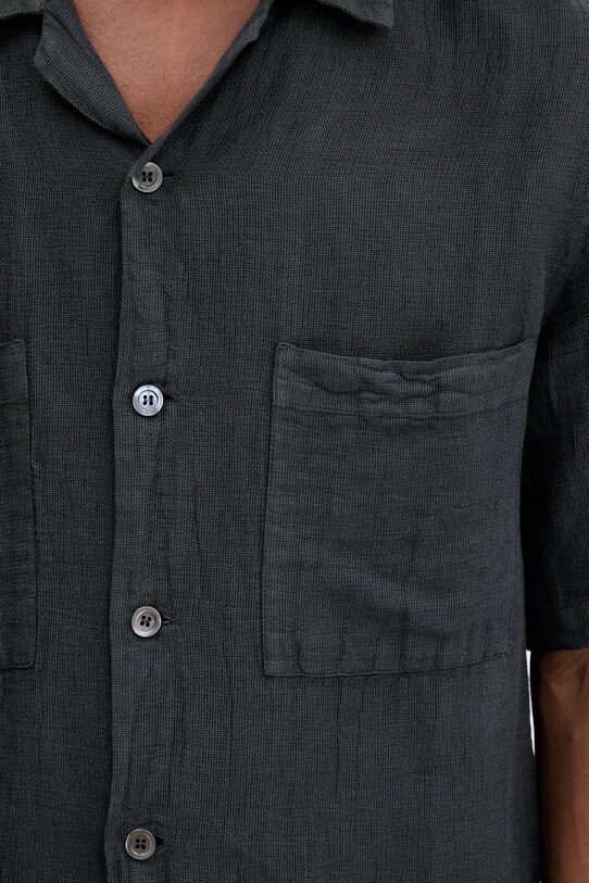 BARENA VENEZIA cămașă de in Camicia Mola CAU5073.3144 bleumarin
