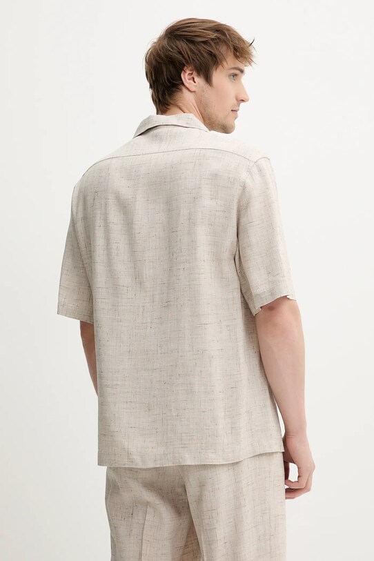 Oblačila Srajca BARENA VENEZIA Camicia Mola CAU5073.4150 bež