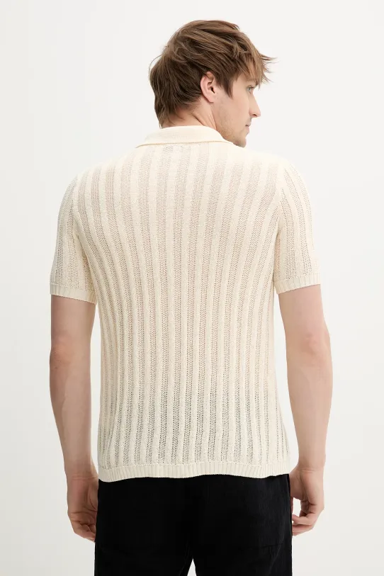 Odzież BARENA VENEZIA koszula bawełniana Camicia Mola KNU5115.2741 beżowy