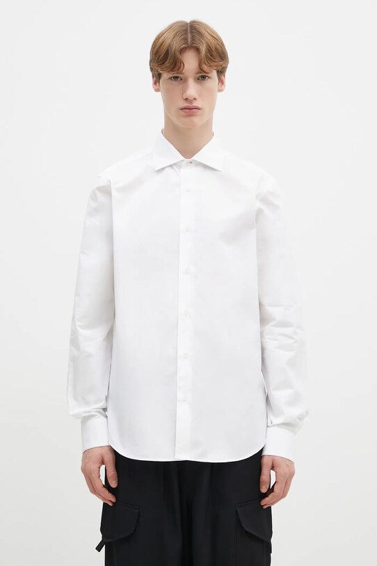 Paul Smith cămașă din bumbac lung alb M1R.790Y.M00050