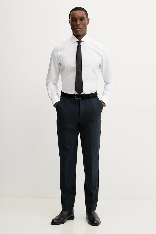 Bombažna srajca Paul Smith M1R.790Y.M00050 bela SS25