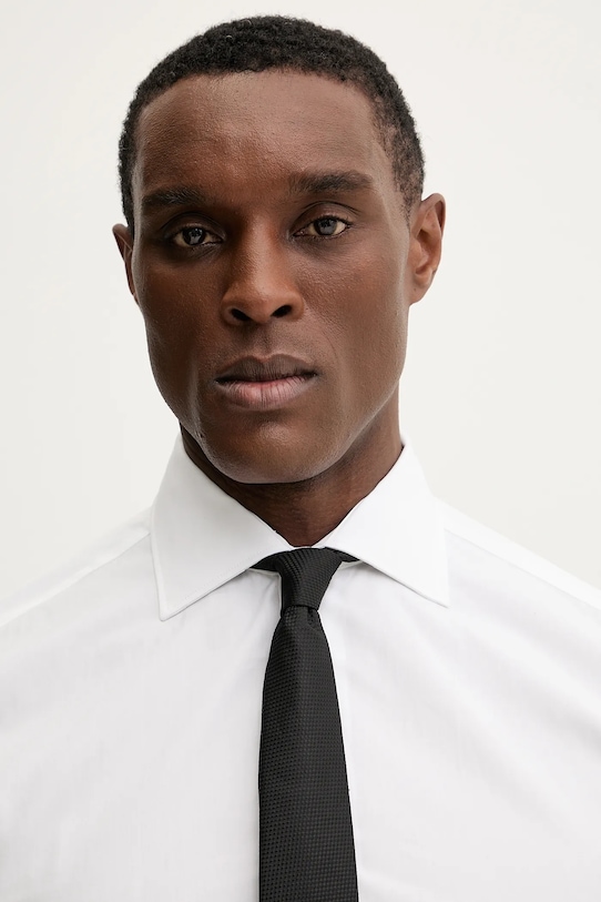 Bombažna srajca Paul Smith bela M1R.790Y.M00050