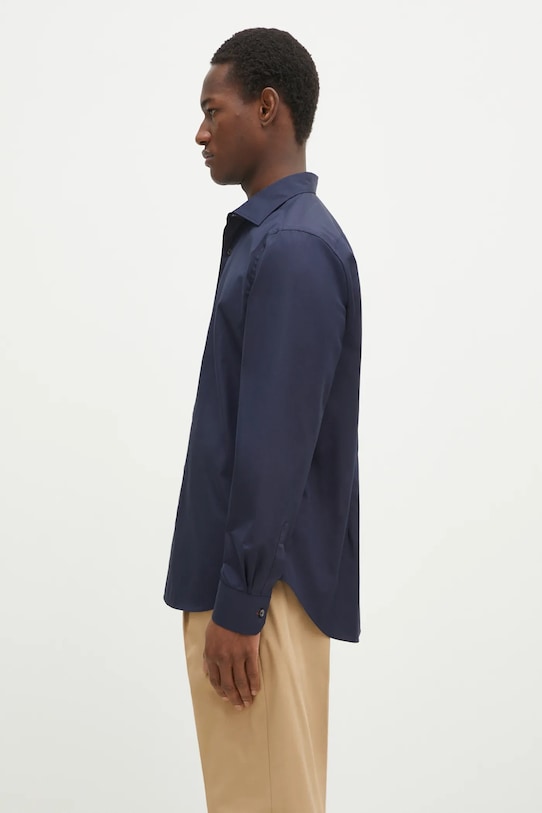 Paul Smith koszula bawełniana M1R.790Y.M00050 granatowy SS25
