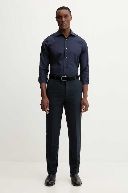 Paul Smith koszula bawełniana M1R.790Y.M00050 granatowy SS25