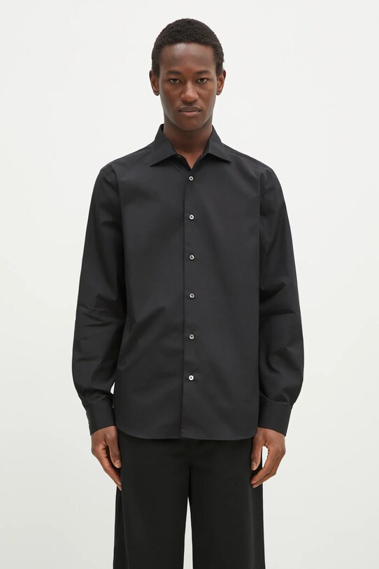 Paul Smith cămașă din bumbac lung negru M1R.790Y.M00050