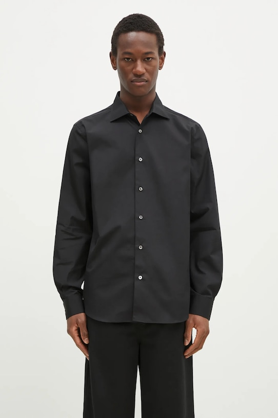 Bavlnená košeľa Paul Smith slim čierna M1R.790Y.M00050