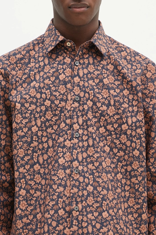 Paul Smith koszula bawełniana granatowy M1R.800P.P02609