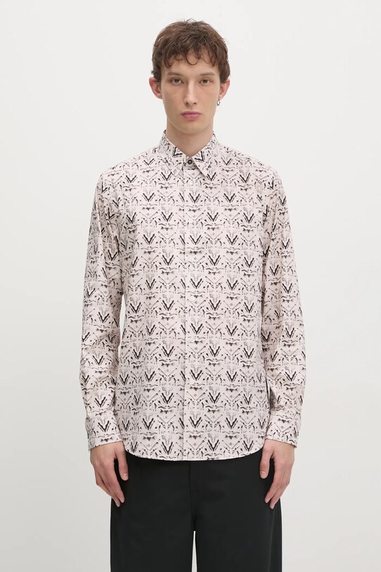 Paul Smith camicia in cotone regolare beige M1R.901U.P02598