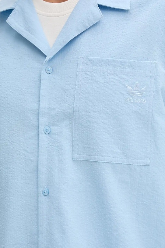 Bavlněná košile adidas Originals Essentials Seersucker Short Sleeve Shirt JD2457