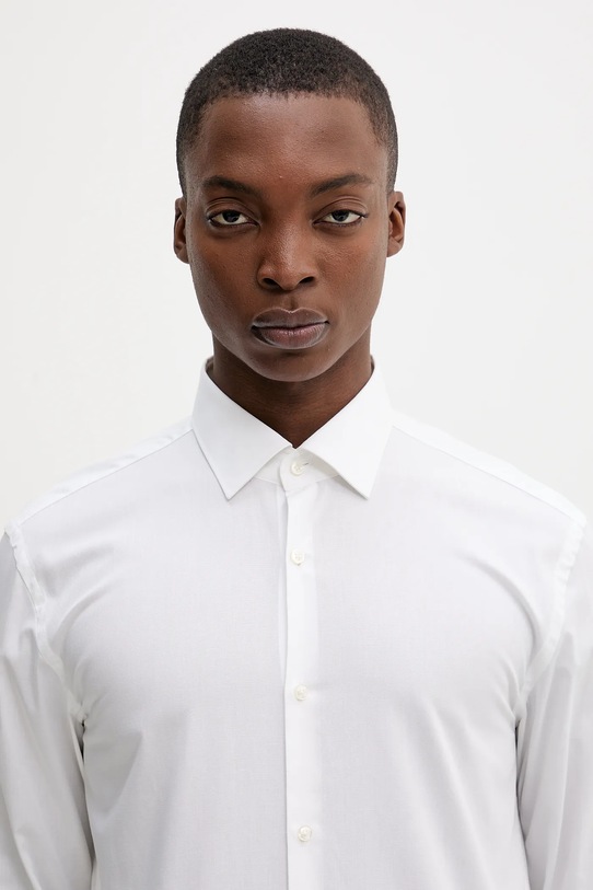 HUGO cămașă din bumbac 50539707 alb