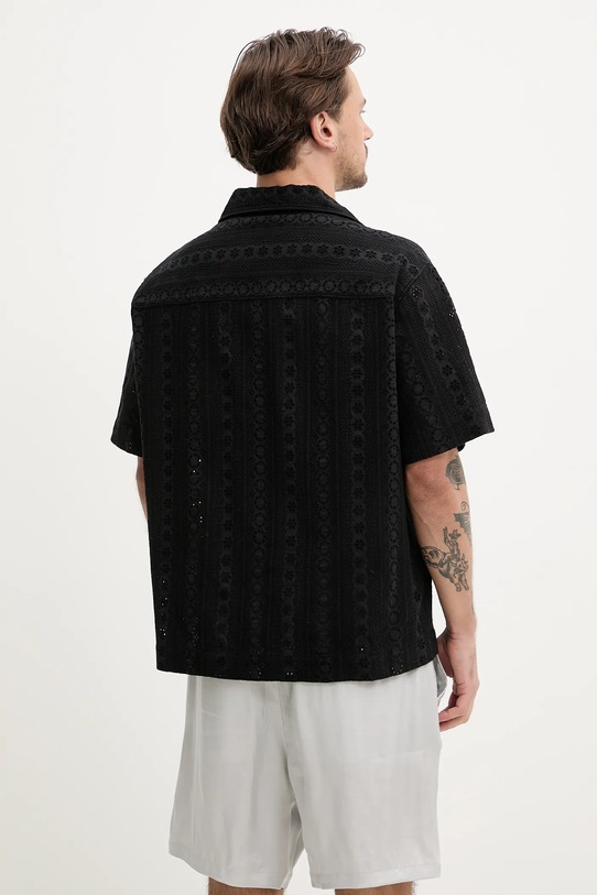 Oblečení Bavlněná košile HUGO 50539344 černá