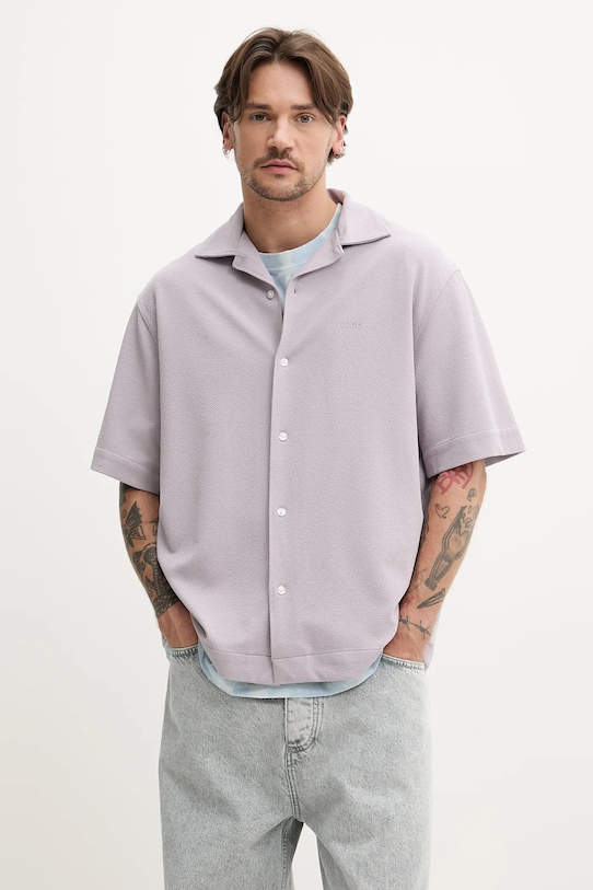 Рубашка HUGO casual фиолетовой 50539345