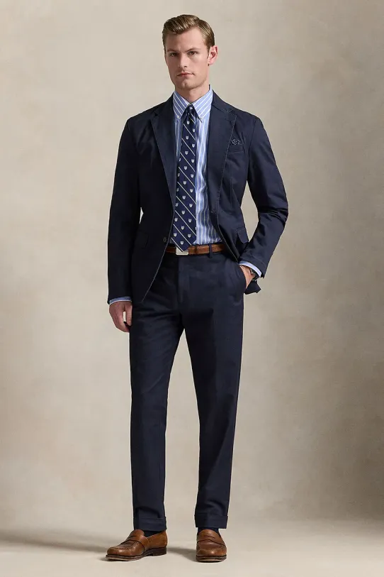 Polo Ralph Lauren camicia in cotone blu 712968981