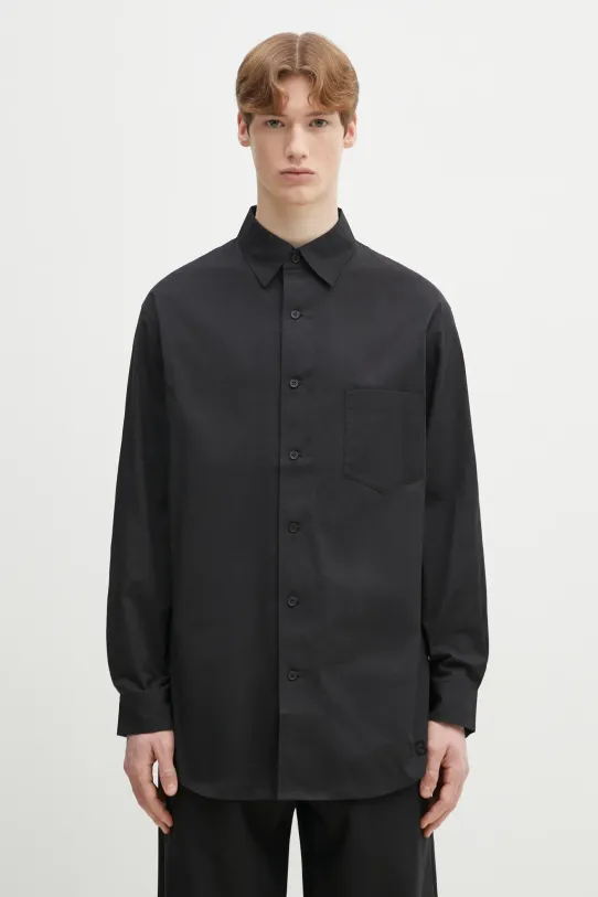 Košeľa Y-3 Reflex Shirt relaxed čierna JD1453