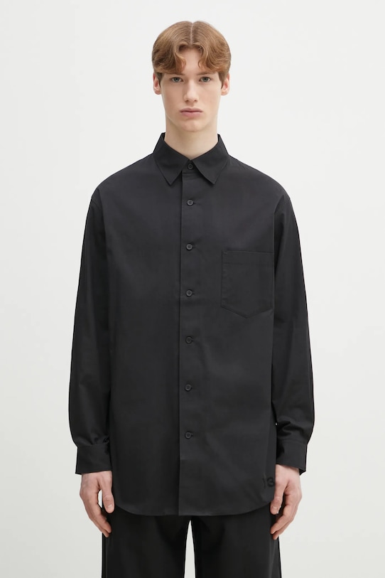 Košile Y-3 Reflex Shirt relaxed černá JD1453