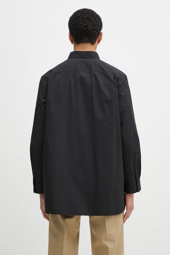 Ρούχα Πουκάμισο Y-3 Pleated Pocket Shirt JI7082 μαύρο