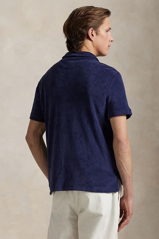 Pamučna polo majica Polo Ralph Lauren Polo Shirt 710945245 mornarsko plava SS25