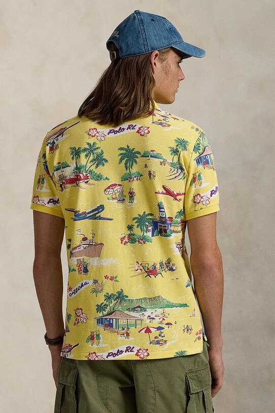 Polo Ralph Lauren polo in cotone Polo Shirt 710963485 giallo SS25