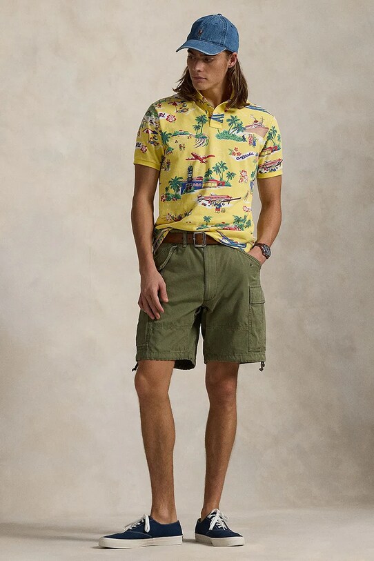 Abbigliamento Polo Ralph Lauren polo in cotone Polo Shirt 710963485 giallo