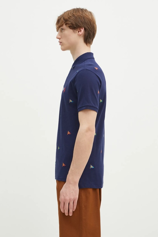 Polo Ralph Lauren polo bawełniane Shirt 710964722 granatowy SS25