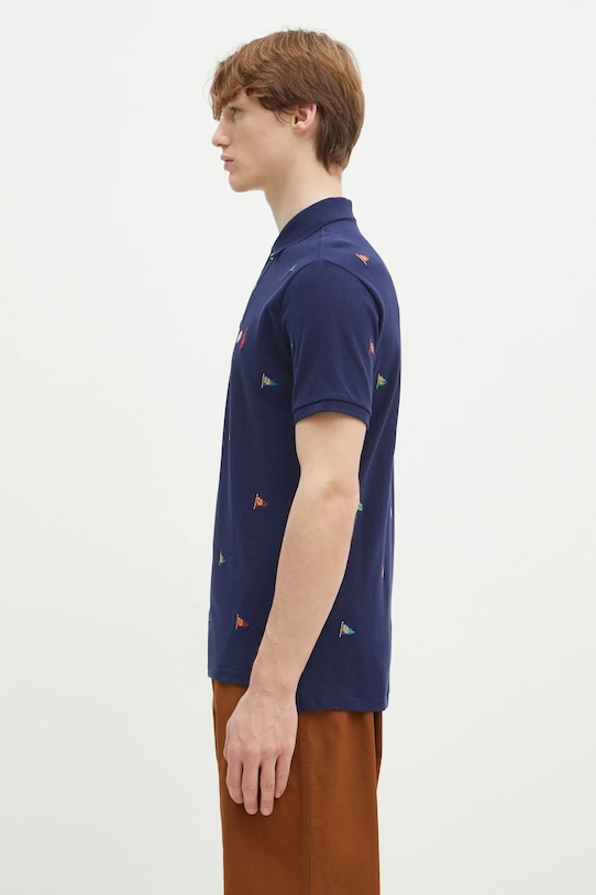 Pamučna polo majica Polo Ralph Lauren Shirt 710964722 mornarsko plava SS25