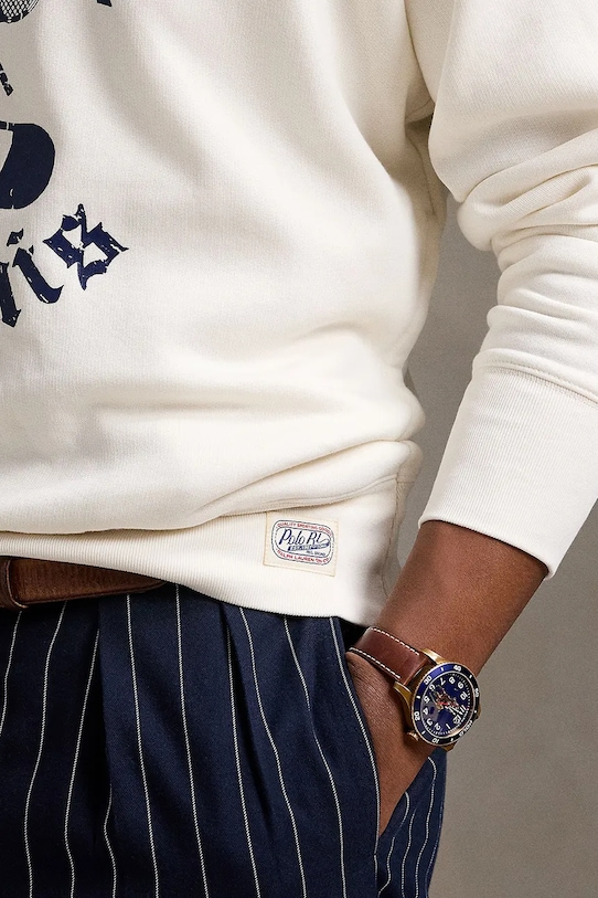 Mikina Polo Ralph Lauren Long Sleeve Sweatshirt biela 710964974