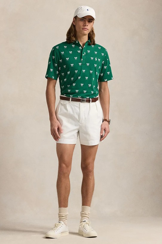 Îmbrăcăminte Polo Ralph Lauren polo de bumbac Polo Shirt 710964977 verde