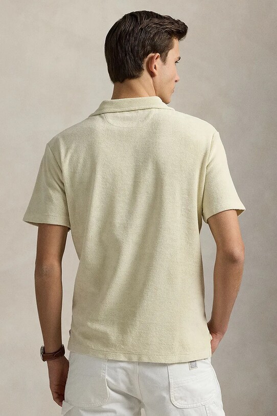 Polo Ralph Lauren polo bawełniane Polo Shirt 710965382 beżowy SS25
