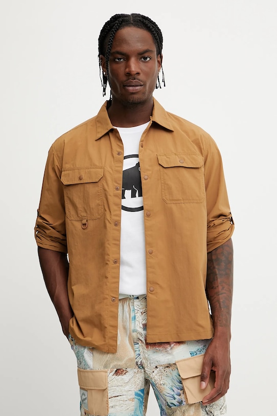 Рубашка Mammut Highland casual коричневый 1015.01640