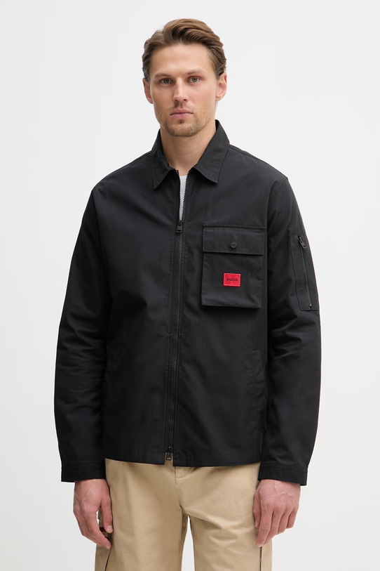 HUGO jakna moška črna 50482701
