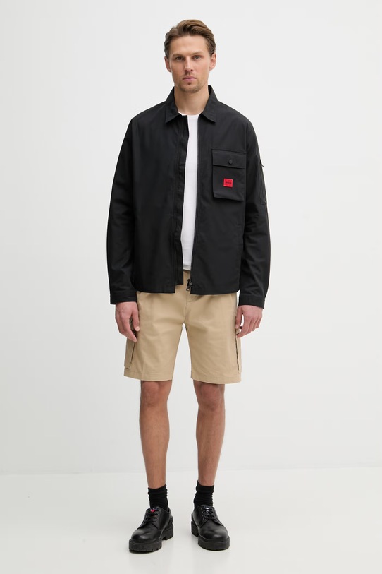 HUGO jakna moška 50482701 črna SS26