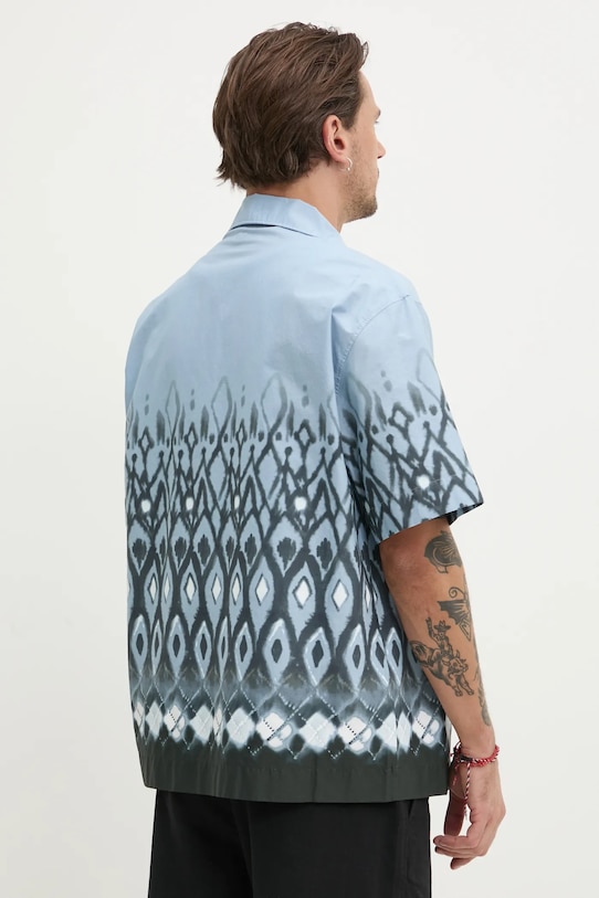 Oblečení Bavlněná košile HUGO 50539218 modrá