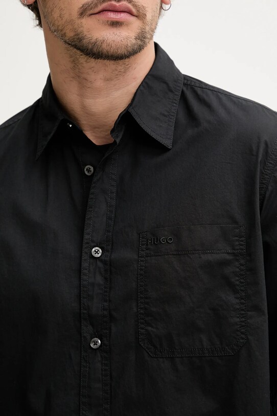 HUGO cămașă din bumbac 50539309 negru