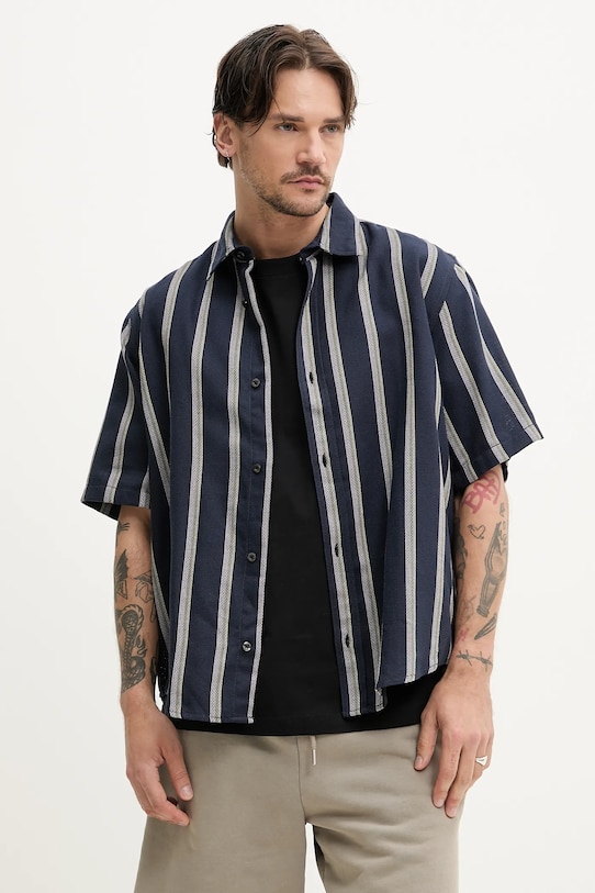 HUGO koszula casual granatowy 50539341
