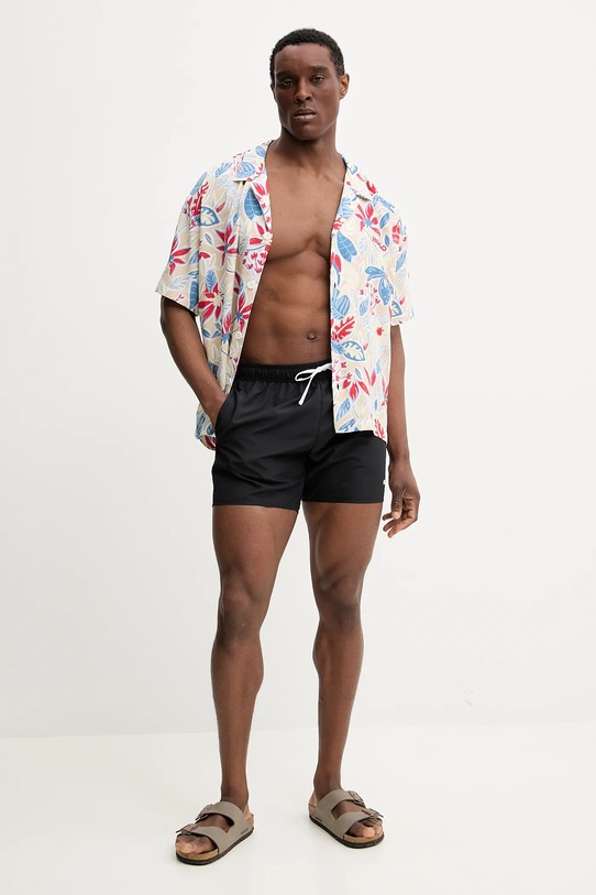 Пляжна сорочка HUGO BEACH SHIRT RELAXED 50540065 бежевий SS25