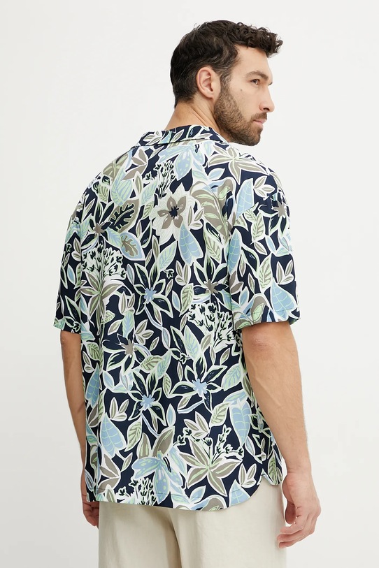 Odzież HUGO koszula plażowa BEACH SHIRT RELAXED 50540065 granatowy